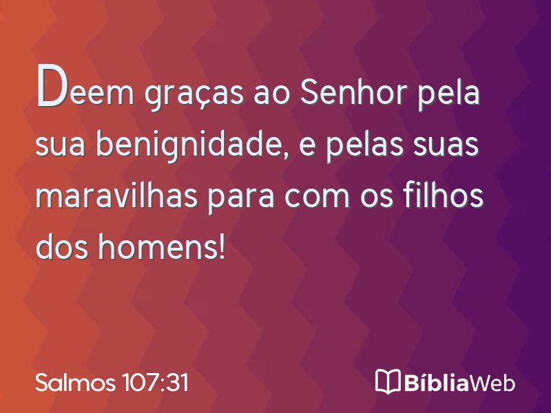 Salmos 107:31 em imagem para compartilhar