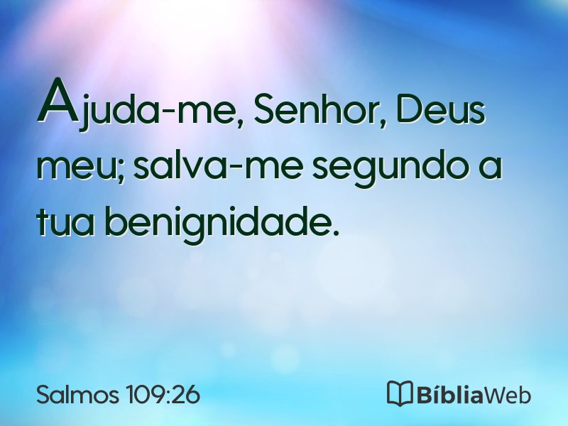 Salmos 109:26 em imagem para compartilhar