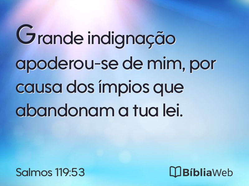 Salmos 119:53 em imagem para compartilhar
