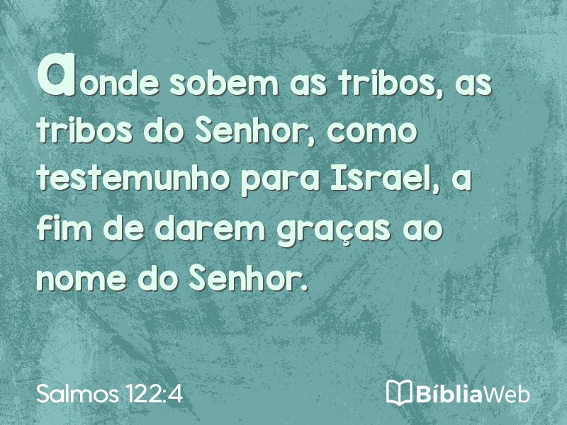 Salmos 122:4 em imagem para compartilhar