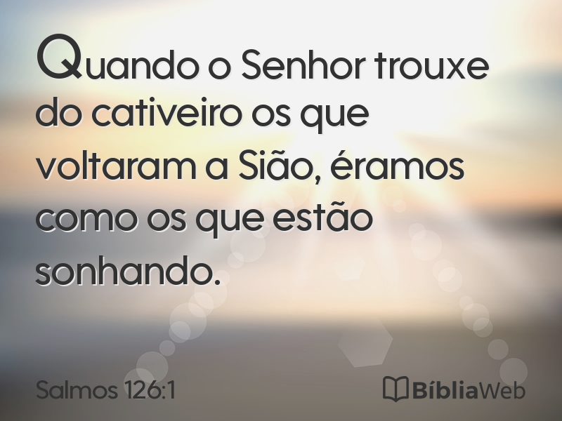 Salmos 126:1 em imagem para compartilhar
