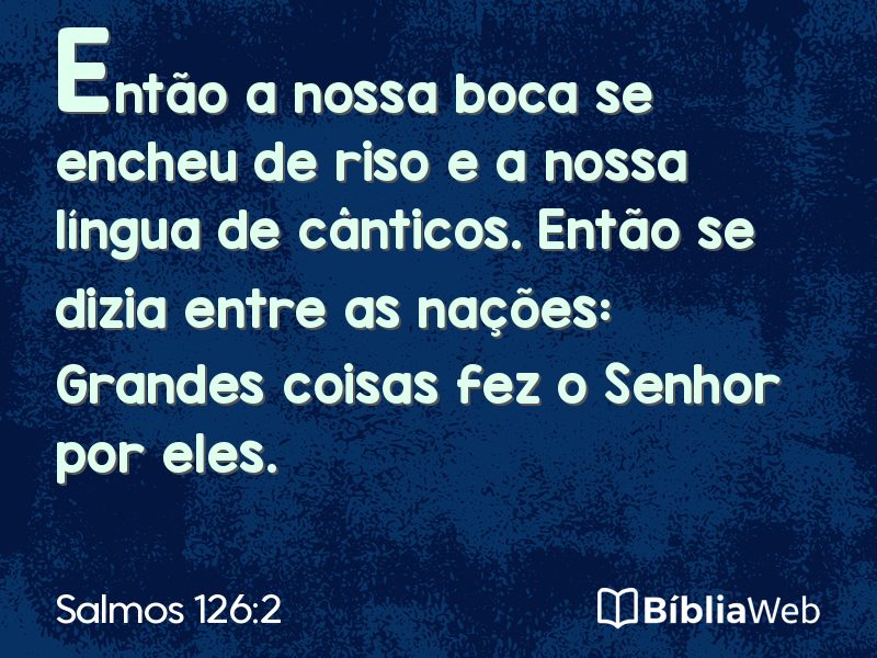 Salmos 126:2 em imagem para compartilhar