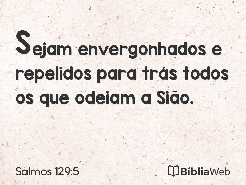 Salmos 129:5 em imagem para compartilhar