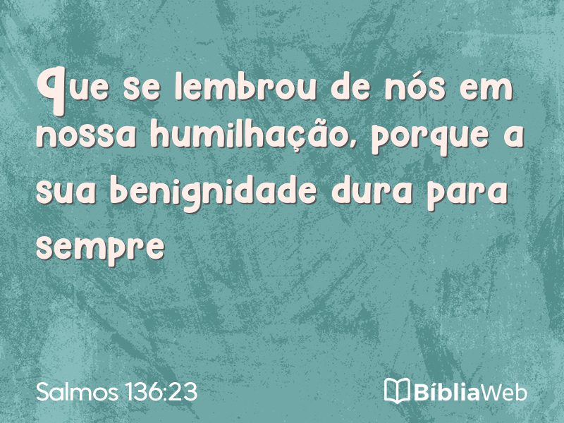Salmos 136:23 em imagem para compartilhar