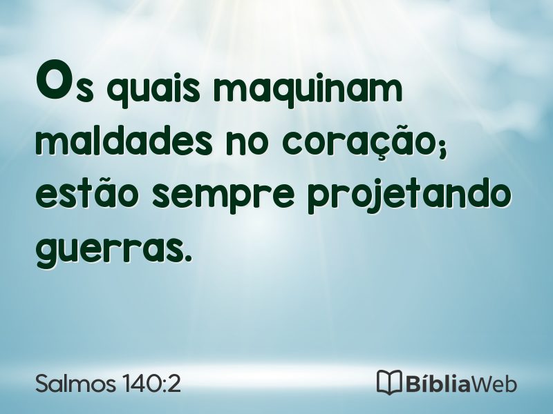 Salmos 140:2 em imagem para compartilhar