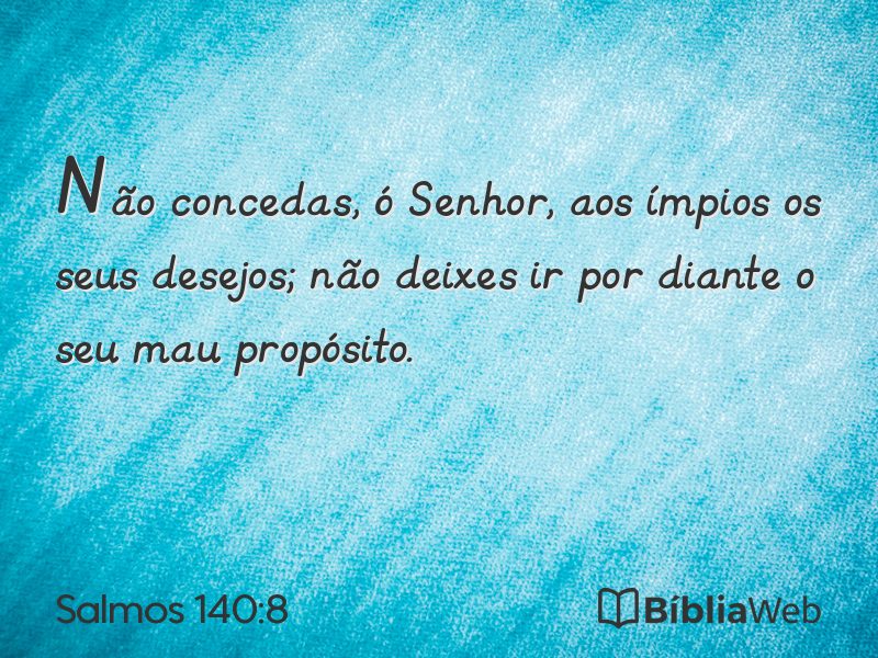 Salmos 140:8 em imagem para compartilhar