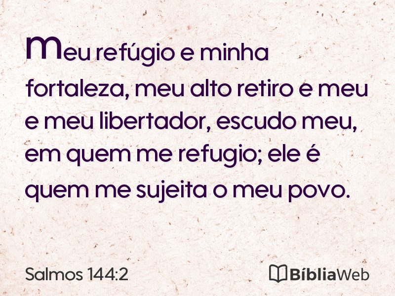 Salmos 144:2 em imagem para compartilhar