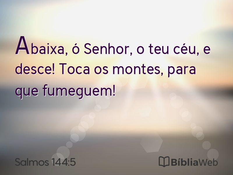 Salmos 144:5 em imagem para compartilhar