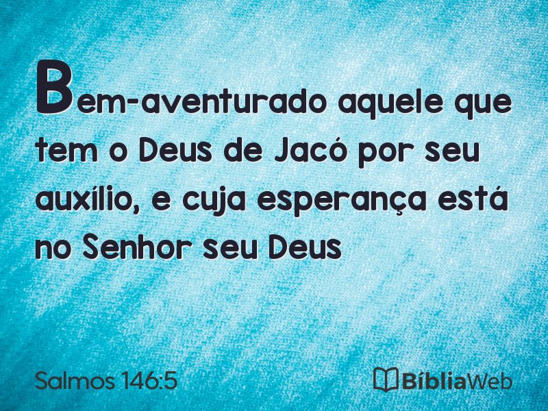 Salmos 146:5 em imagem para compartilhar