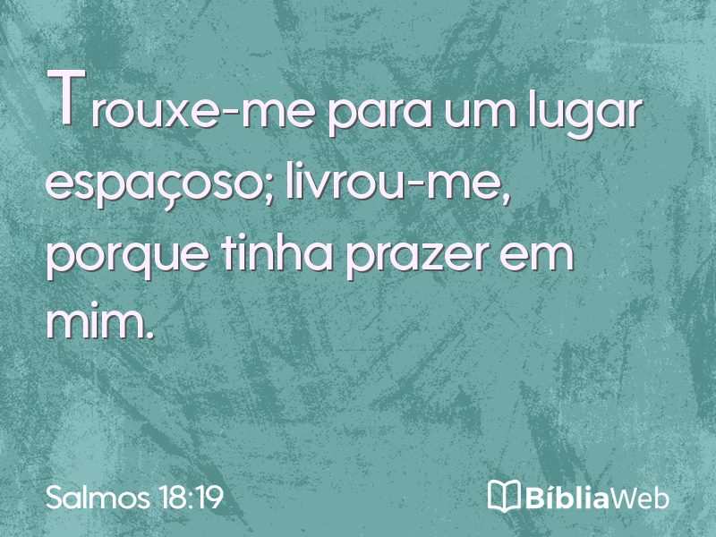 Salmos 18:19 em imagem para compartilhar
