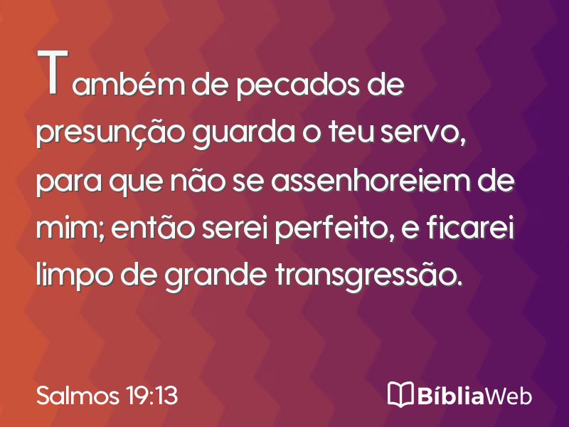 Salmos 19:13 em imagem para compartilhar
