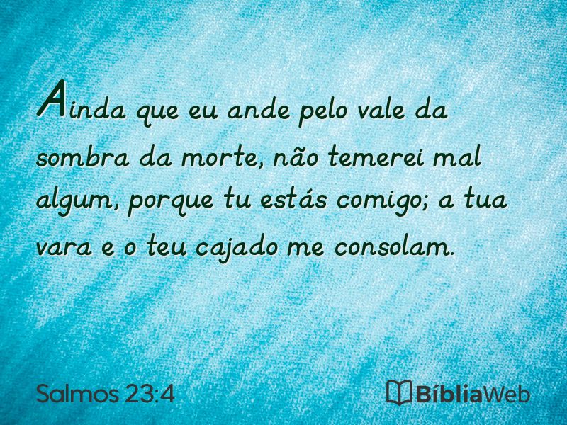 Salmos 23:4 em imagem para compartilhar