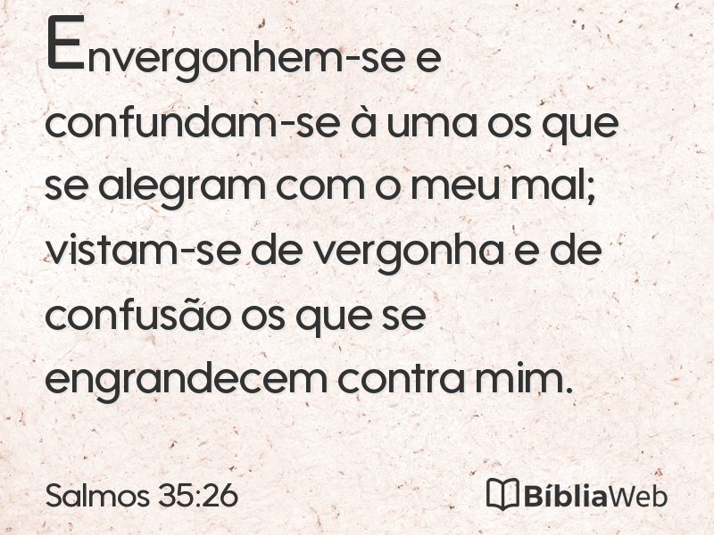 Salmos 35:26 em imagem para compartilhar