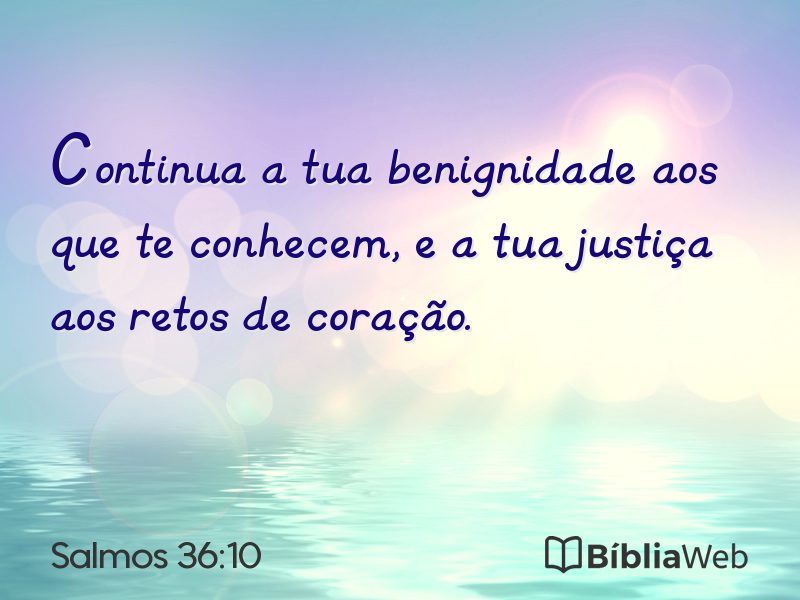 Salmos 36:10 em imagem para compartilhar