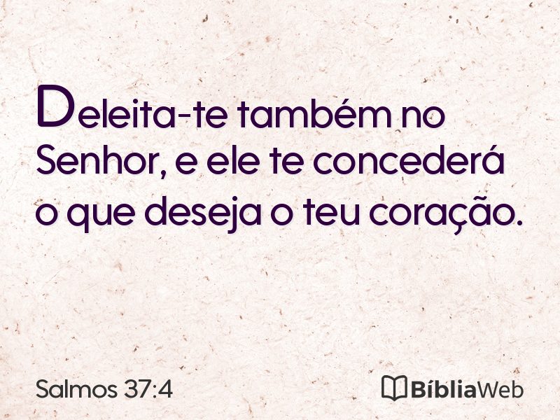 Salmos 37:4 em imagem para compartilhar