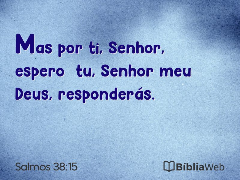 Salmos 38:15 em imagem para compartilhar