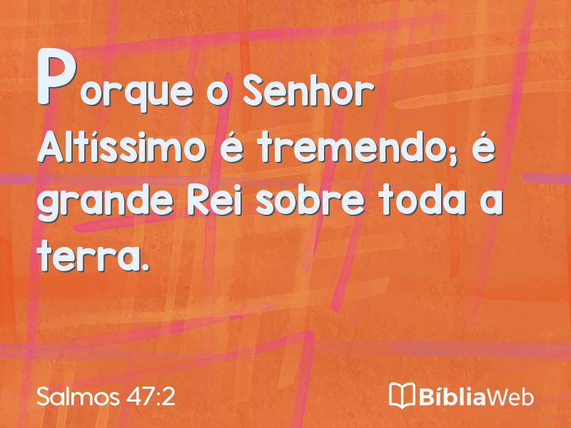 Salmos 47:2 em imagem para compartilhar