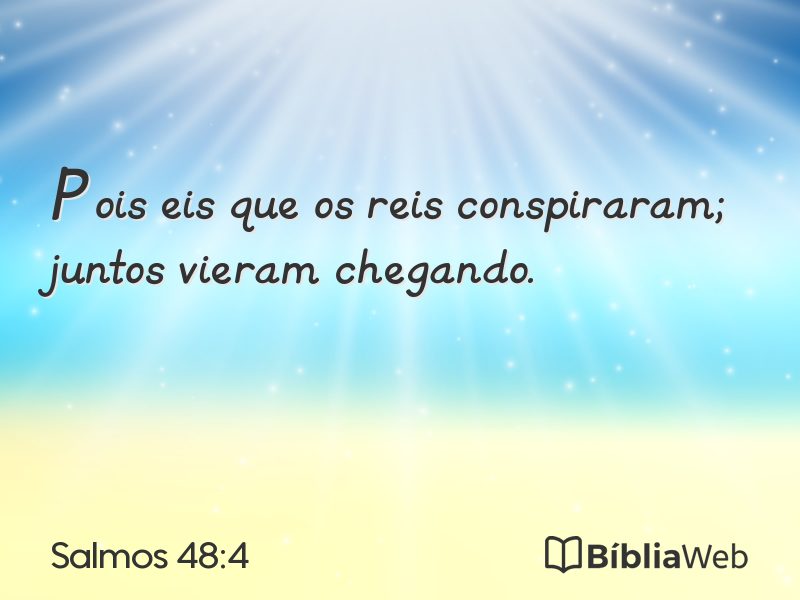Salmos 48:4 em imagem para compartilhar