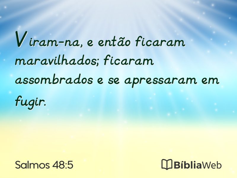 Salmos 48:5 em imagem para compartilhar