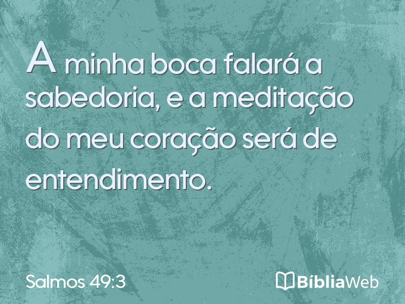 Salmos 49:3 em imagem para compartilhar