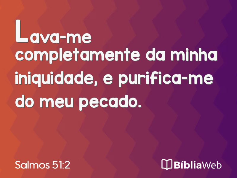 Salmos 51:2 em imagem para compartilhar
