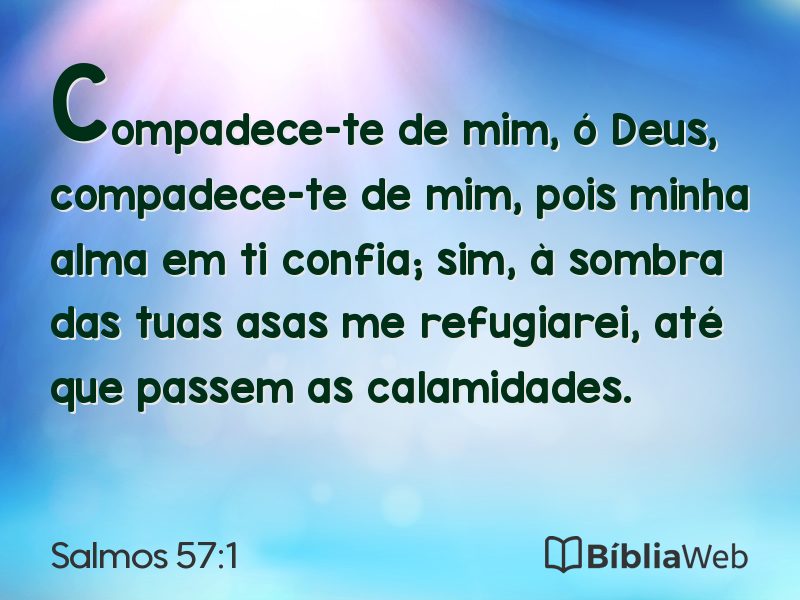 Salmos 57:1 em imagem para compartilhar