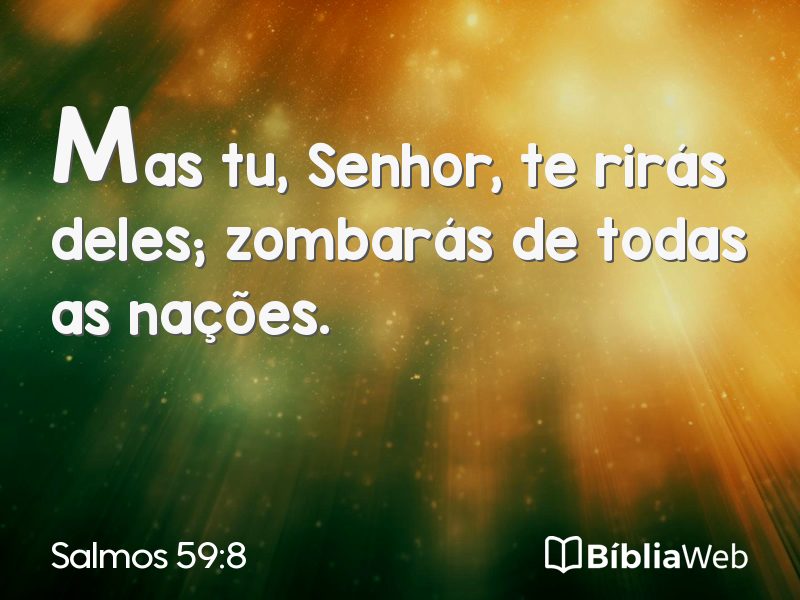 Salmos 59:8 em imagem para compartilhar