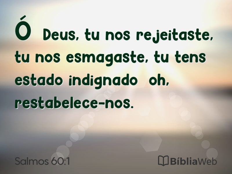 Salmos 60:1 em imagem para compartilhar