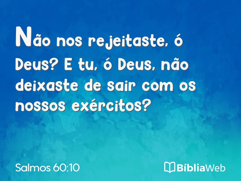 Salmos 60:10 em imagem para compartilhar