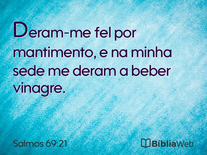 Salmos 69:21 em imagem para compartilhar