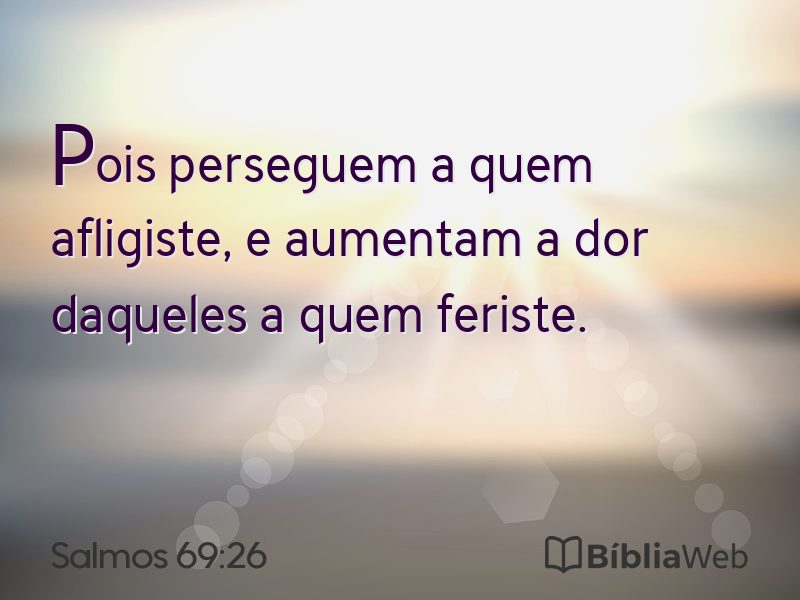 Salmos 69:26 em imagem para compartilhar