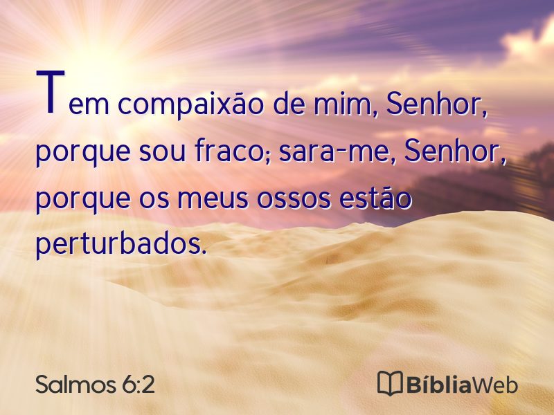 Salmos 6:2 em imagem para compartilhar