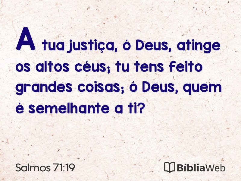Salmos 71:19 em imagem para compartilhar