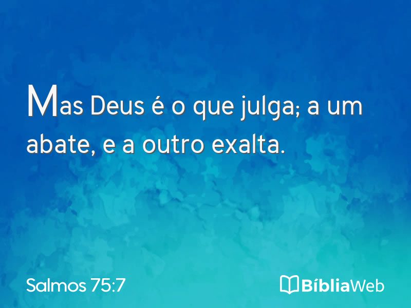 Salmos 75:7 em imagem para compartilhar