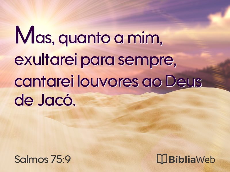 Salmos 75:9 em imagem para compartilhar