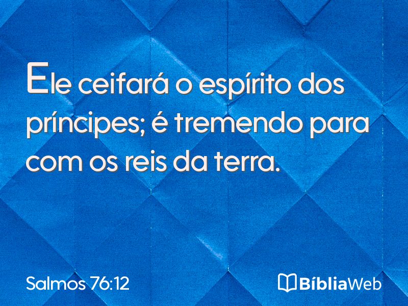 Salmos 76:12 em imagem para compartilhar