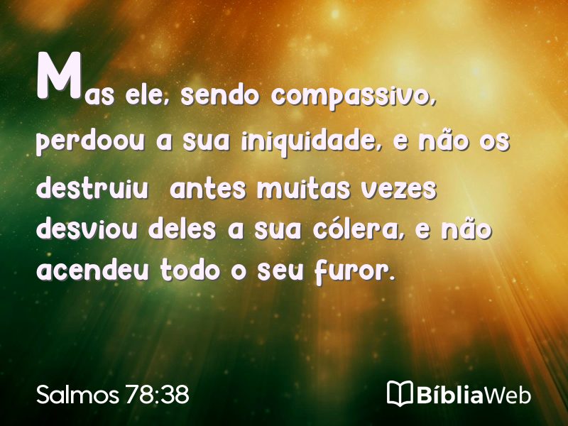 Salmos 78:38 em imagem para compartilhar