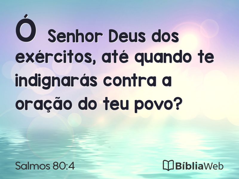 Salmos 80:4 em imagem para compartilhar