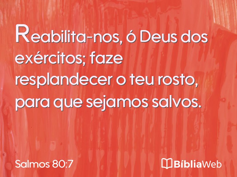 Salmos 80:7 em imagem para compartilhar