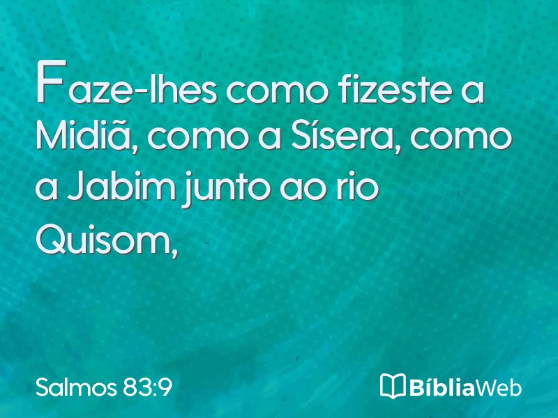 Salmos 83:9 em imagem para compartilhar