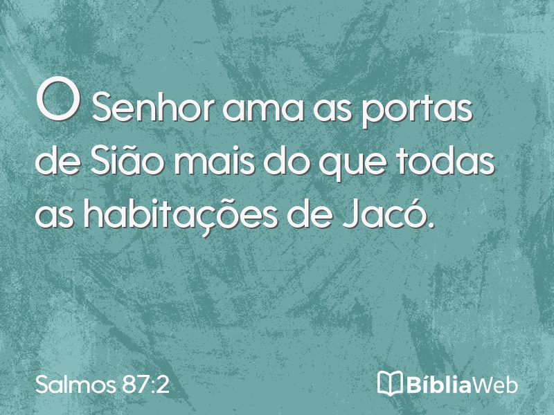 Salmos 87:2 em imagem para compartilhar