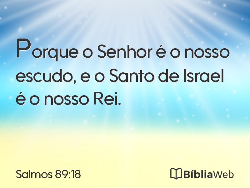 Salmos 89:18 em imagem para compartilhar