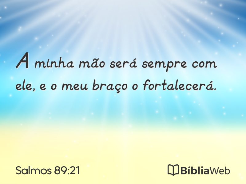 Salmos 89:21 em imagem para compartilhar