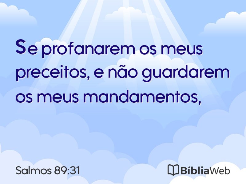 Salmos 89:31 em imagem para compartilhar