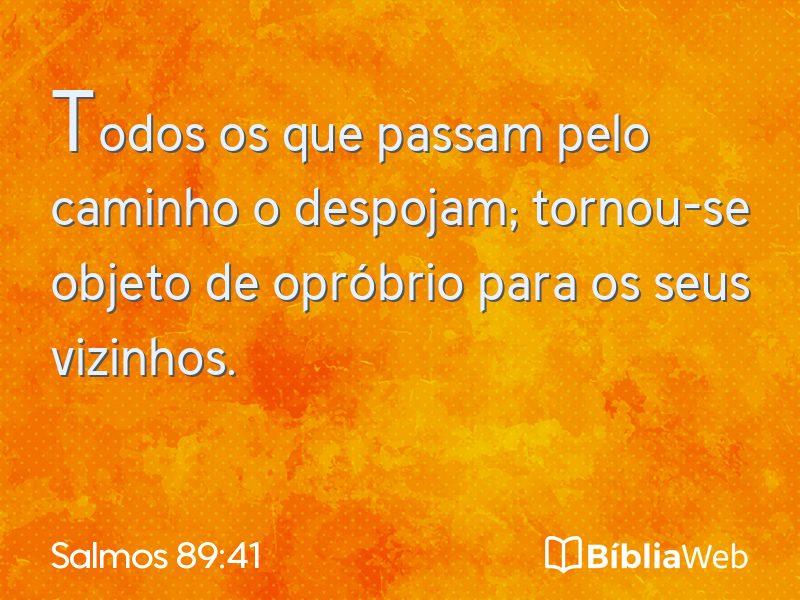 Salmos 89:41 em imagem para compartilhar