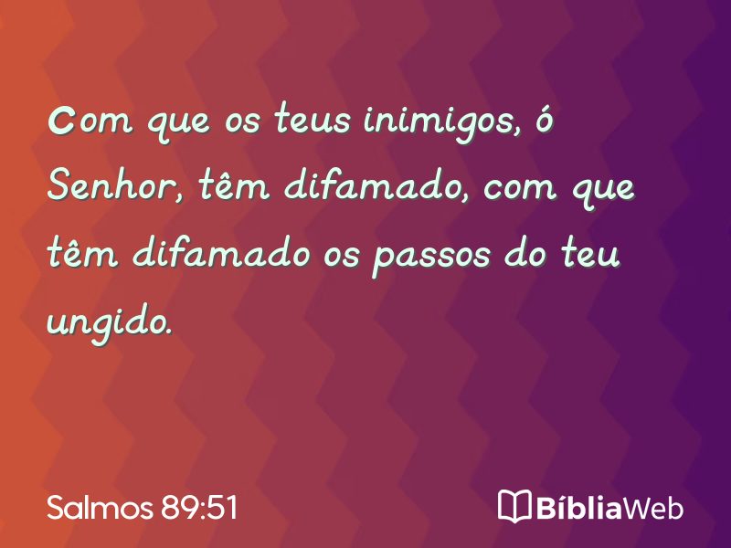Salmos 89:51 em imagem para compartilhar