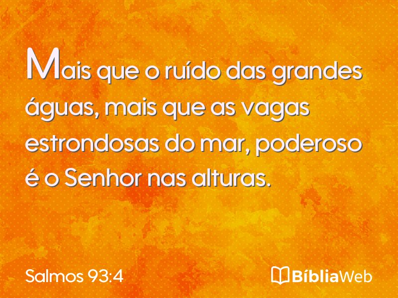 Salmos 93:4 em imagem para compartilhar