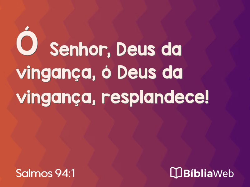 Salmos 94:1 em imagem para compartilhar