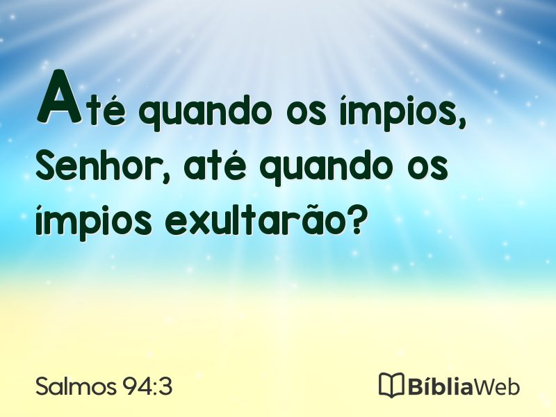 Salmos 94:3 em imagem para compartilhar