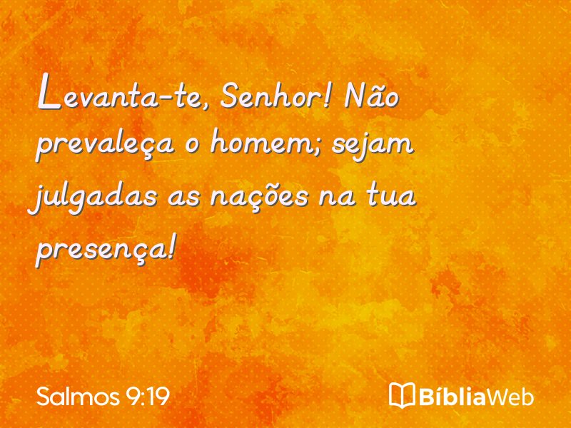 Salmos 9:19 em imagem para compartilhar